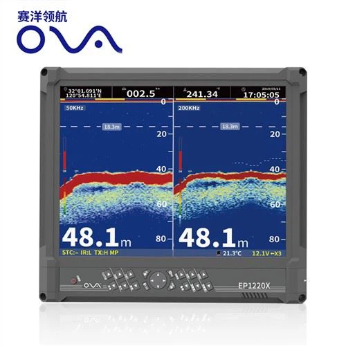 Sondeur écho double fréquence